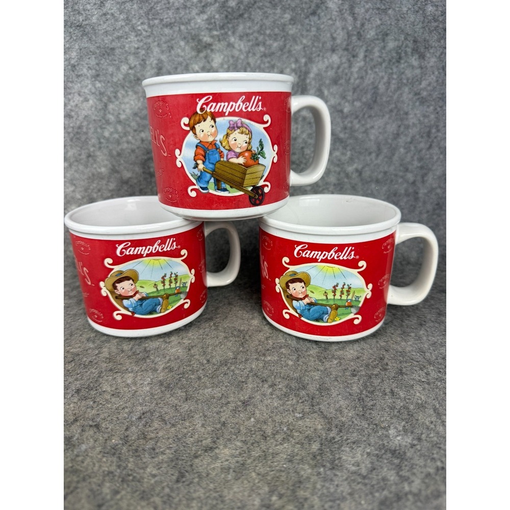 Classic Campbell's Kids Soup Cups Bundle 2002 LOT‎ OF 3 31881 31981